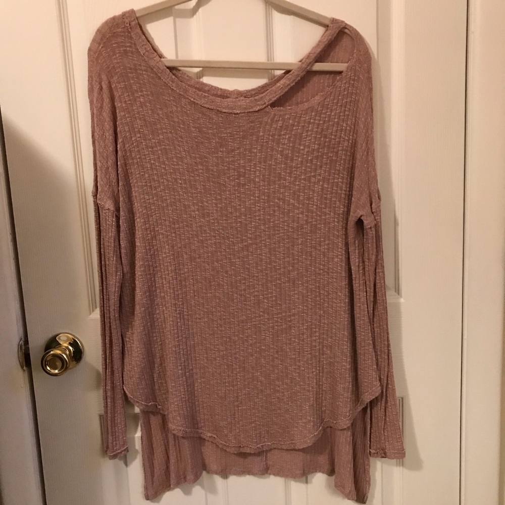 Sage Scoop Neck Sweater